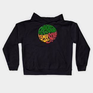 Reggae Is My Soul Kids Hoodie